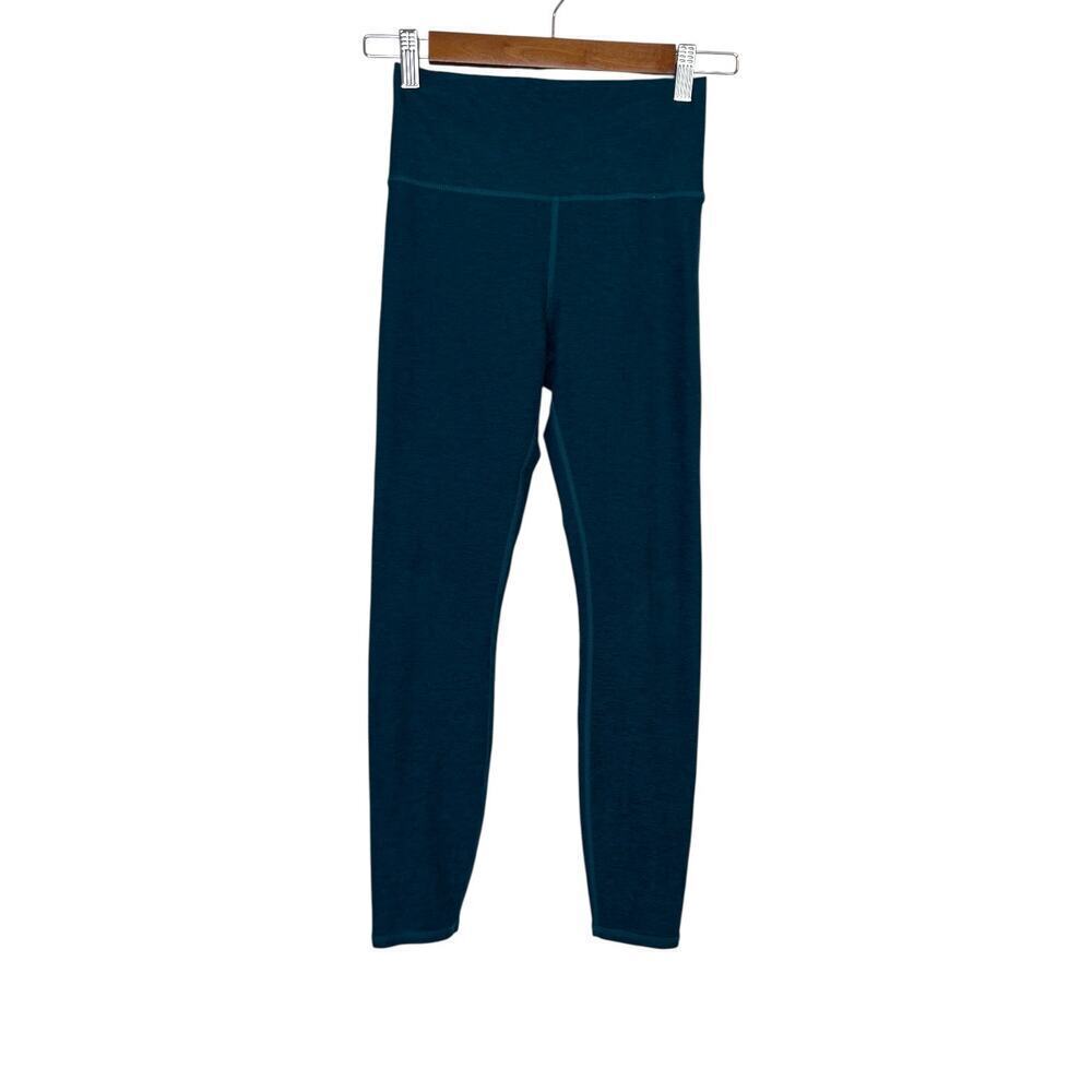 Vuori Clean Elevation Legging High Rise 7/8 Length in Jade Heather Women's XS